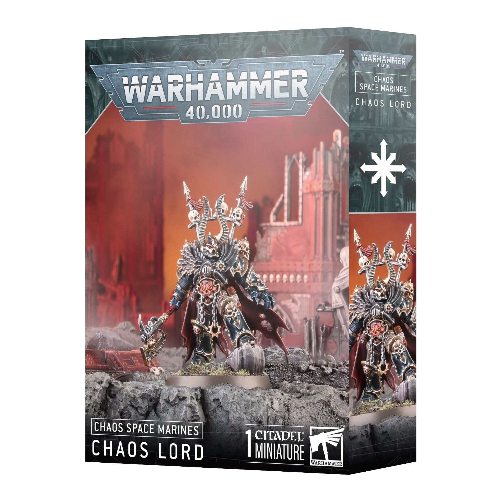 CHAOS SPACE MARINES CHAOS LORD - Dark Crystal Cards