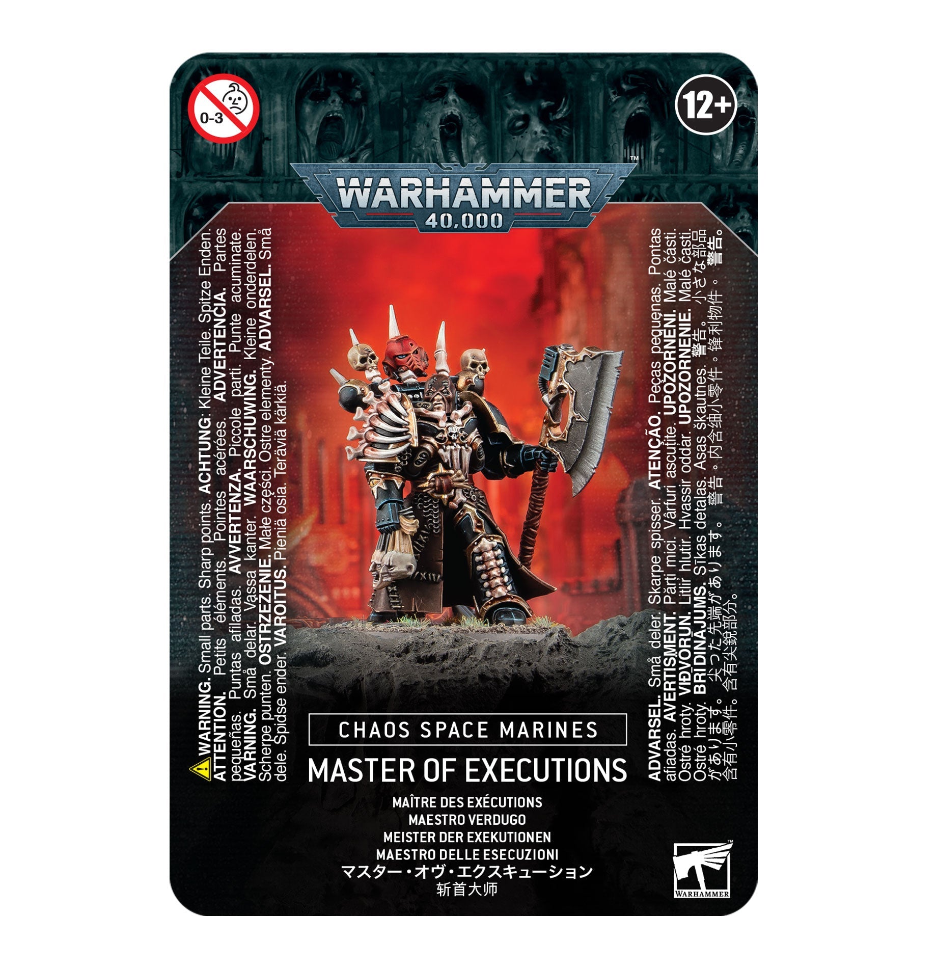 Chaos Space Marines Master Of Executions - Dark Crystal Cards