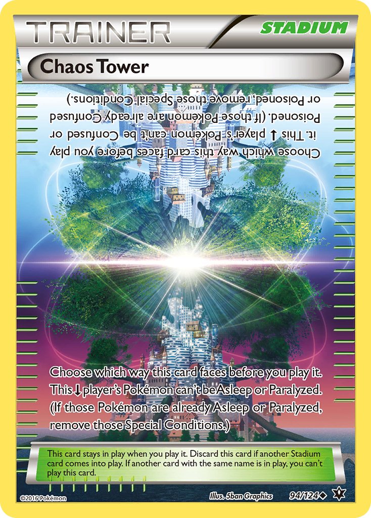 Chaos Tower (94/124) [XY: Fates Collide] - Dark Crystal Cards