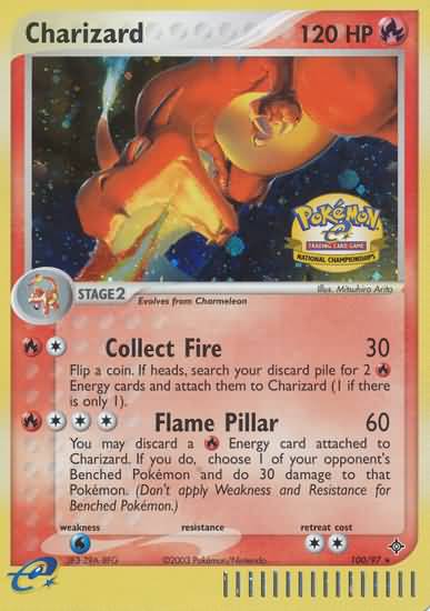 Charizard (100/97) (National Championship 2004) [League & Championship Cards] - Dark Crystal Cards