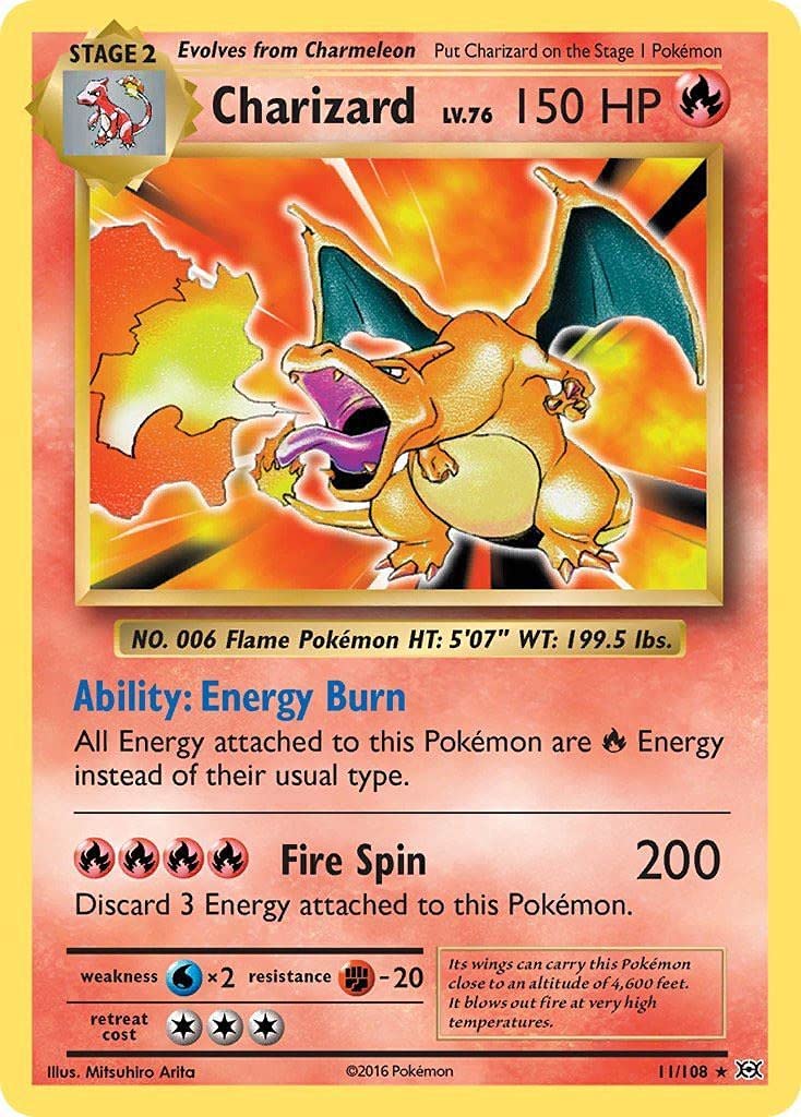 Charizard (11/108) [XY: Evolutions] - Dark Crystal Cards