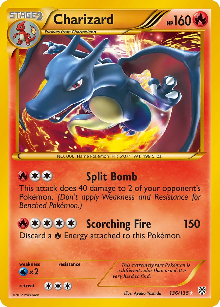 Charizard (136/135) [Black & White: Plasma Storm] - Dark Crystal Cards