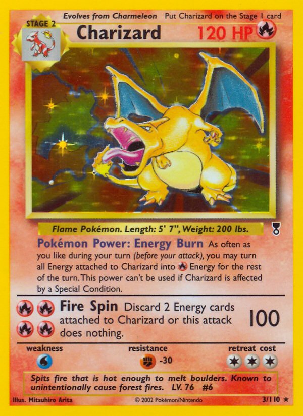 Charizard (3/110) [Legendary Collection] - Dark Crystal Cards