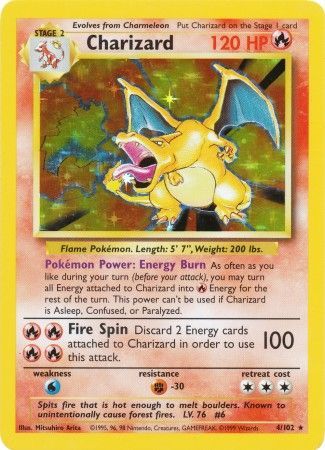 Charizard (4/102) [Base Set Unlimited] - Dark Crystal Cards