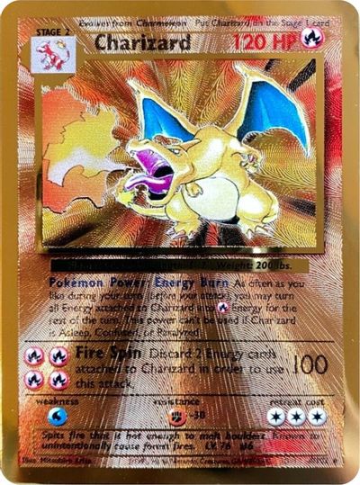 Charizard (4/102) (Celebrations Metal Card) [Celebrations: 25th Anniversary] - Dark Crystal Cards