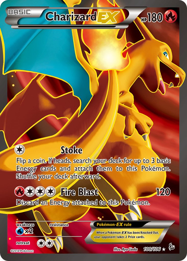 Charizard EX (100/106) [XY: Flashfire] - Dark Crystal Cards