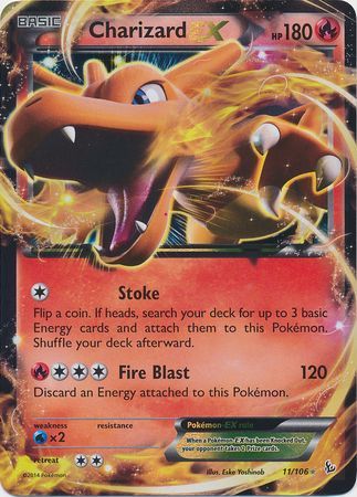 Charizard EX (11/106) (Jumbo Card) [XY: Flashfire] - Dark Crystal Cards