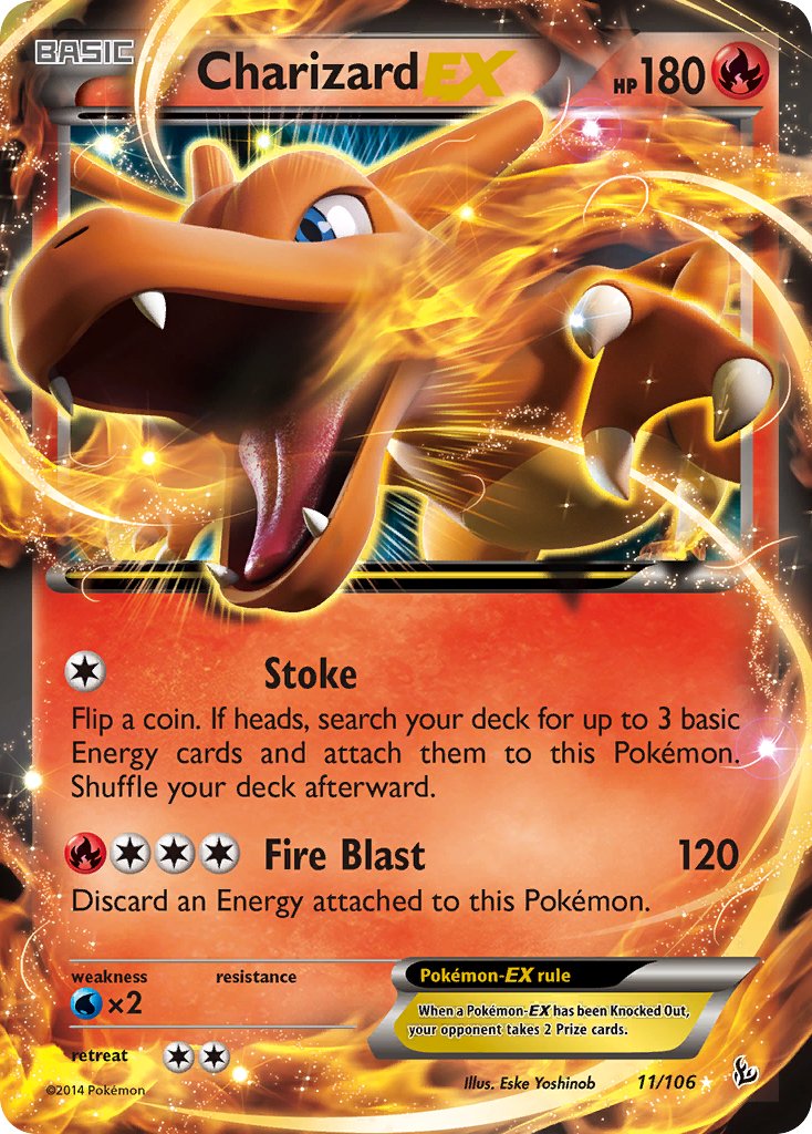 Charizard EX (11/106) [XY: Flashfire] - Dark Crystal Cards