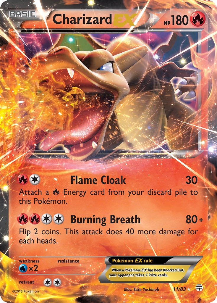 Charizard EX (11/83) [XY: Generations] - Dark Crystal Cards