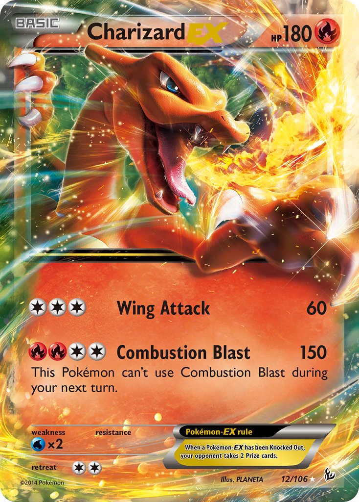 Charizard EX (12/106) [XY: Flashfire] - Dark Crystal Cards