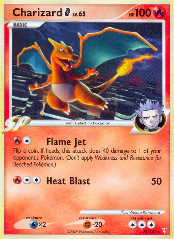 Charizard G (20/147) [Platinum: Supreme Victors] - Dark Crystal Cards