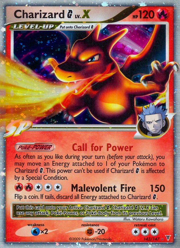 Charizard G LV.X (143/147) [Platinum: Supreme Victors] - Dark Crystal Cards