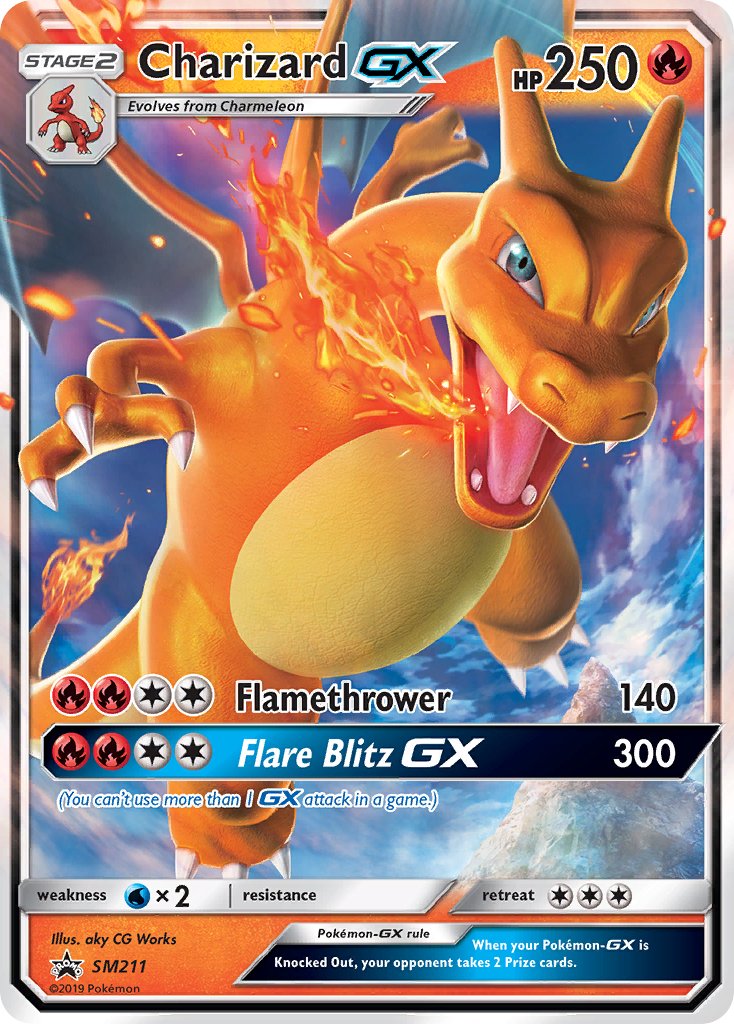 Charizard GX (SM211) [Sun & Moon: Black Star Promos] - Dark Crystal Cards