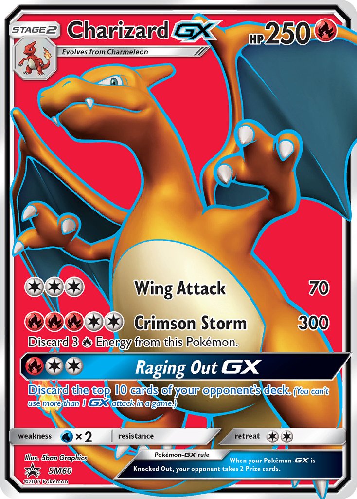 Charizard GX (SM60) (Jumbo Card) [Sun & Moon: Black Star Promos] - Dark Crystal Cards