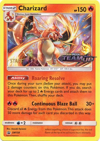 Charizard (SM158) (Staff) [Sun & Moon: Black Star Promos] - Dark Crystal Cards