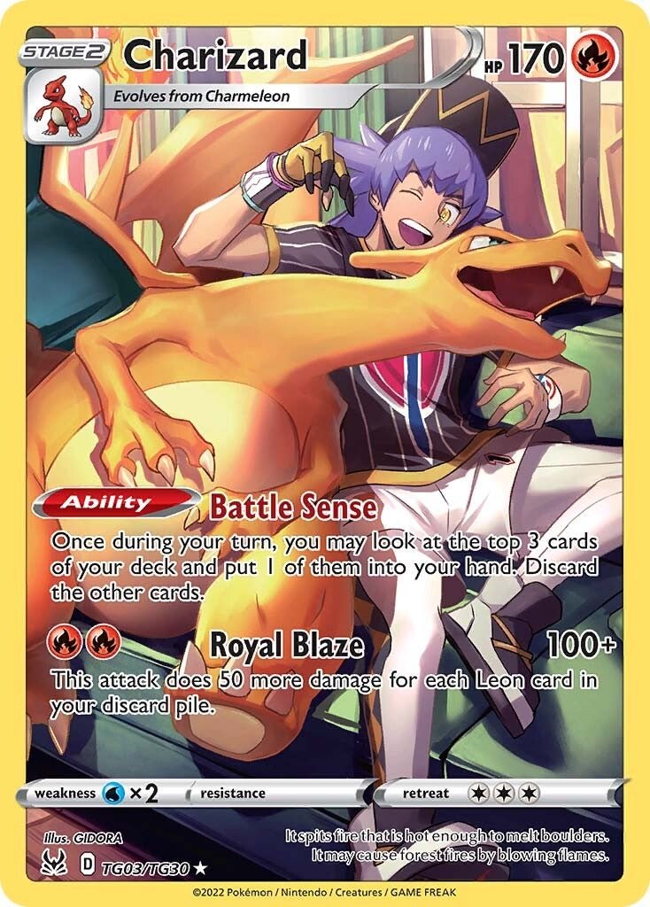 Charizard (TG03/TG30) [Sword & Shield: Lost Origin] - Dark Crystal Cards