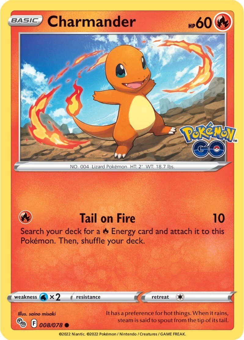 Charmander (008/078) [Pokémon GO] - Dark Crystal Cards