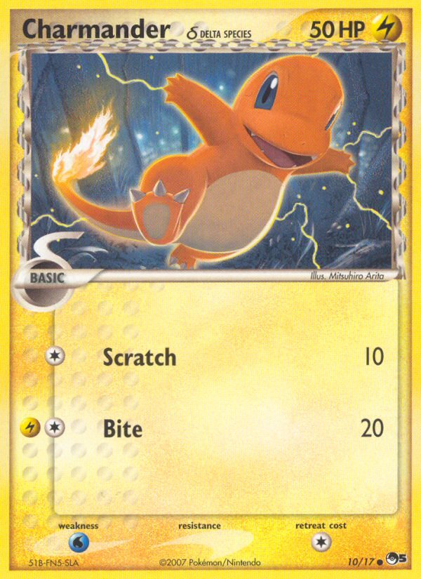 Charmander (10/17) (Delta Species) [POP Series 5] - Dark Crystal Cards