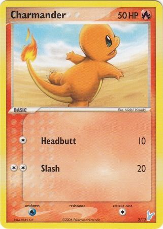 Charmander (2/12) [EX: Trainer Kit 2 - Minun] - Dark Crystal Cards