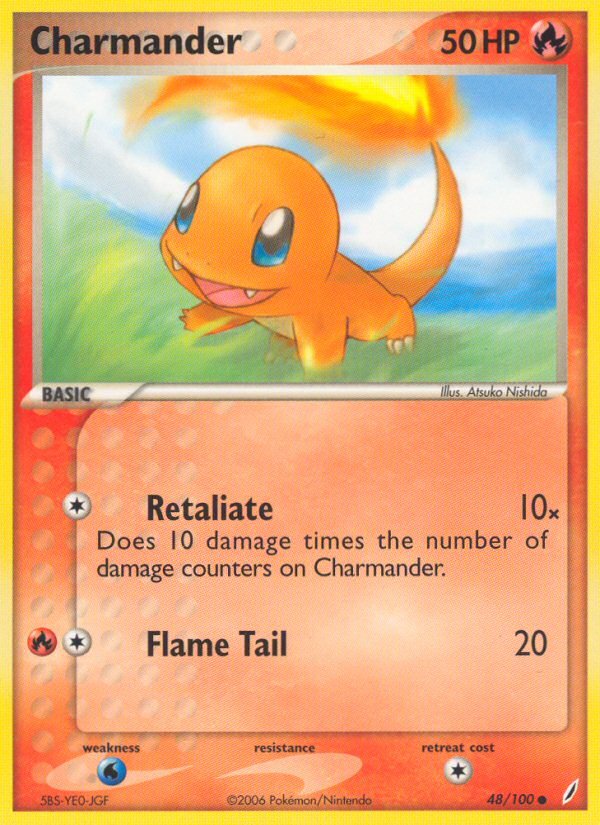 Charmander (48/100) [EX: Crystal Guardians] - Dark Crystal Cards