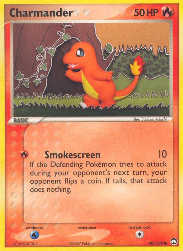 Charmander (48/108) [EX: Power Keepers] - Dark Crystal Cards