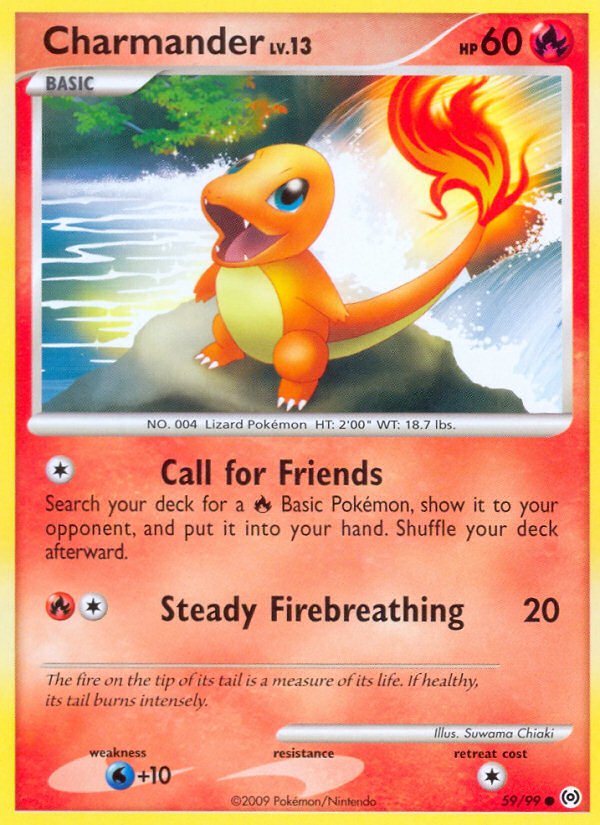 Charmander (59/99) [Platinum: Arceus] - Dark Crystal Cards