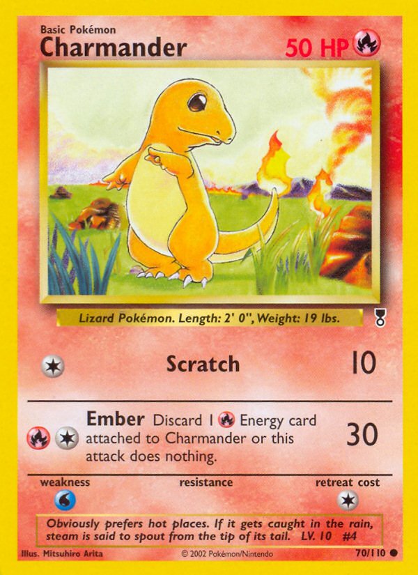 Charmander (70/110) [Legendary Collection] - Dark Crystal Cards