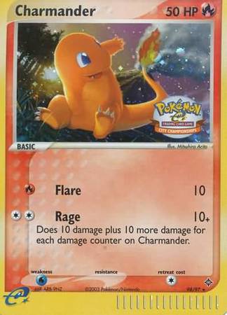 Charmander (98/97) (City Championship Promo) [EX: Dragon] - Dark Crystal Cards