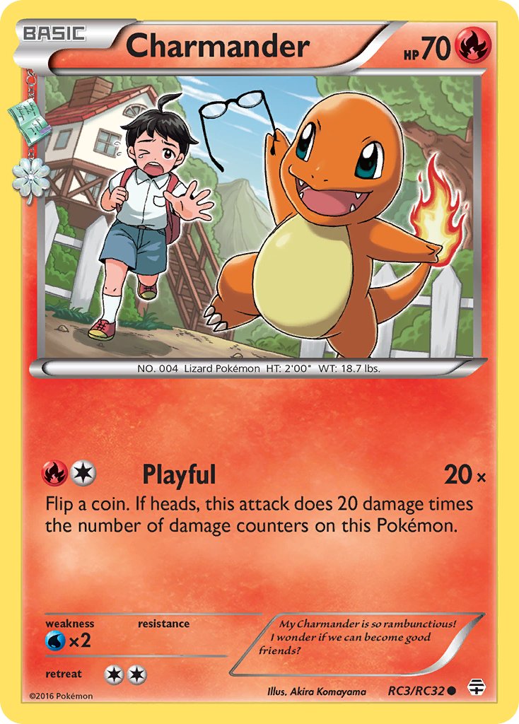 Charmander (RC3/RC32) [XY: Generations] - Dark Crystal Cards