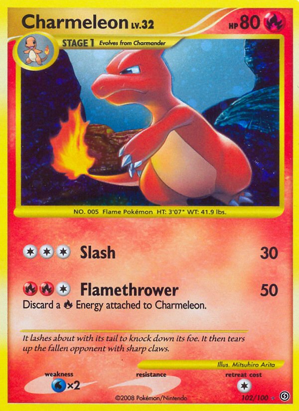 Charmeleon (102/100) [Diamond & Pearl: Stormfront] - Dark Crystal Cards