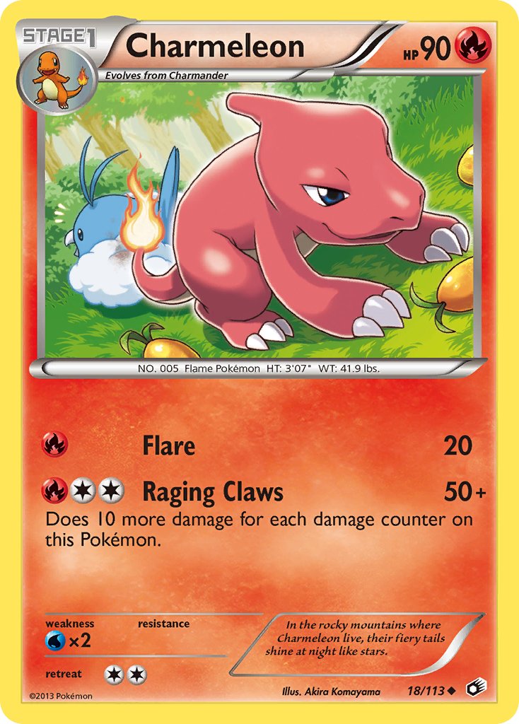 Charmeleon (18/113) [Black & White: Legendary Treasures] - Dark Crystal Cards