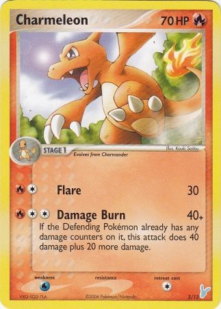 Charmeleon (3/12) [EX: Trainer Kit 2 - Minun] - Dark Crystal Cards