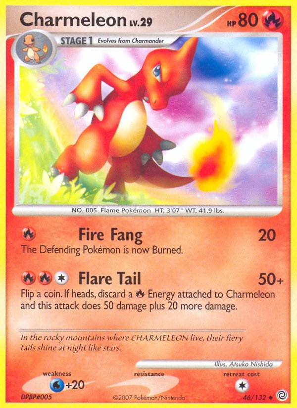 Charmeleon (46/132) [Diamond & Pearl: Secret Wonders] - Dark Crystal Cards