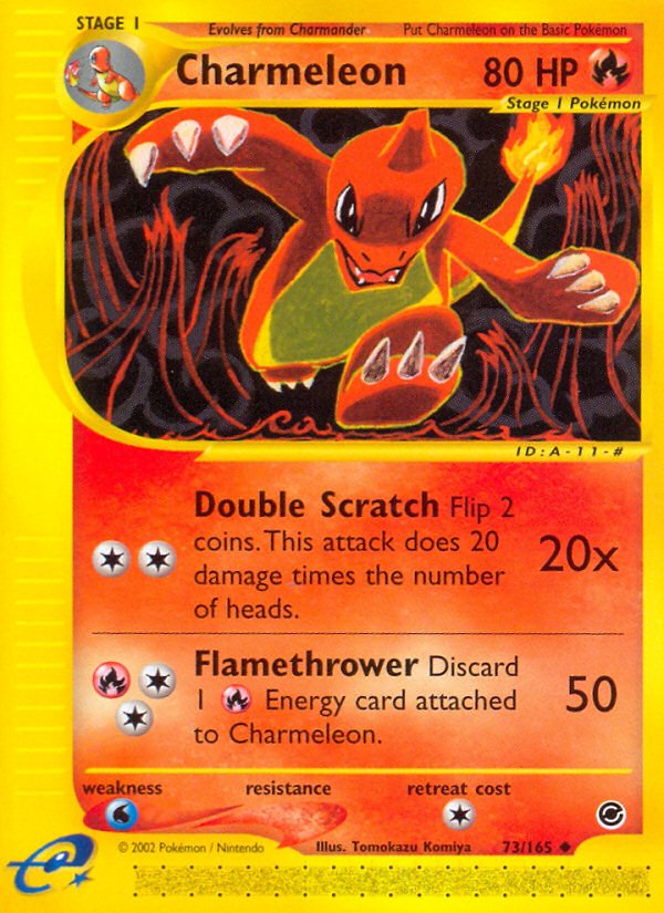 Charmeleon (73/165) [Expedition: Base Set] - Dark Crystal Cards