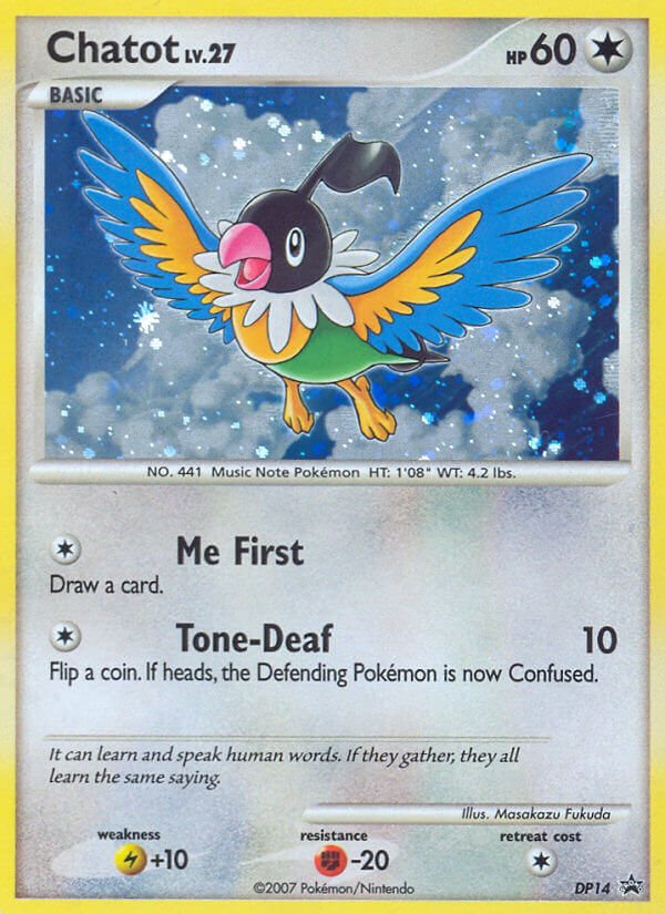 Chatot (DP14) [Diamond & Pearl: Black Star Promos] - Dark Crystal Cards