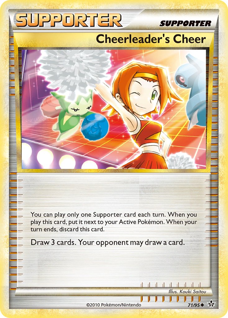 Cheerleader's Cheer (71/95) [HeartGold & SoulSilver: Unleashed] - Dark Crystal Cards