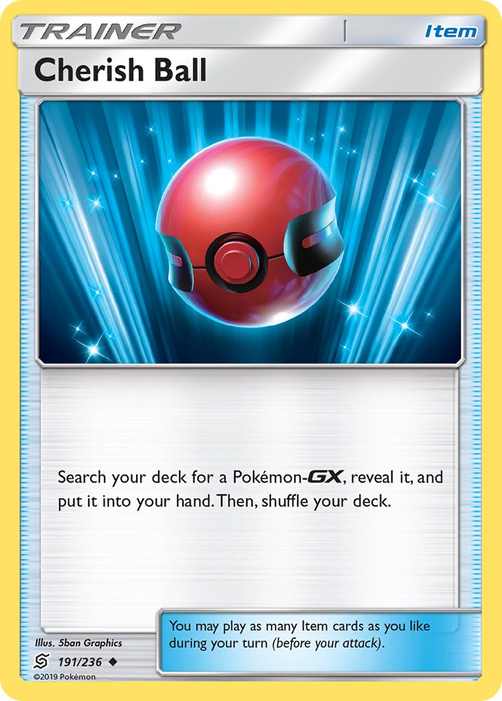 Cherish Ball (191/236) [Sun & Moon: Unified Minds] - Dark Crystal Cards