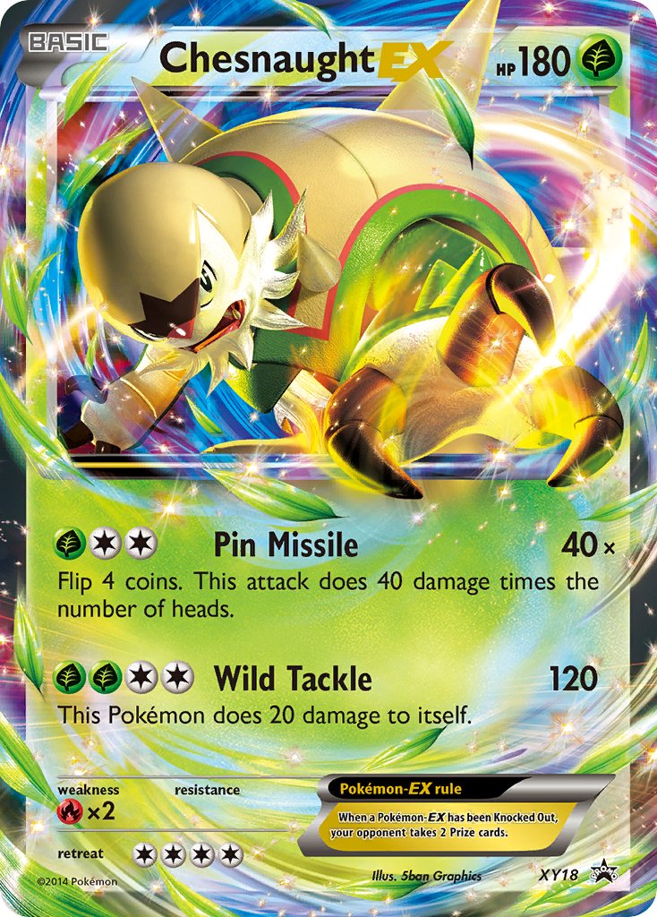 Chesnaught EX (XY18) [XY: Black Star Promos] - Dark Crystal Cards