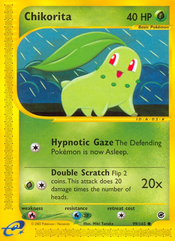 Chikorita (99/165) [Expedition: Base Set] - Dark Crystal Cards