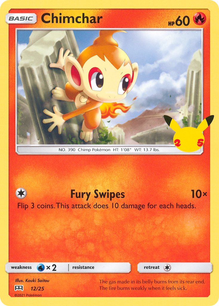 Chimchar (12/25) [McDonald's 25th Anniversary] - Dark Crystal Cards