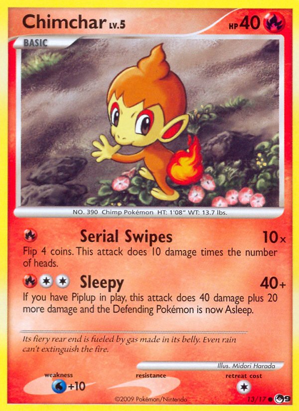 Chimchar (13/17) [POP Series 9] - Dark Crystal Cards