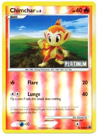 Chimchar (56/100) [Burger King Promos: 2009 Collection] - Dark Crystal Cards