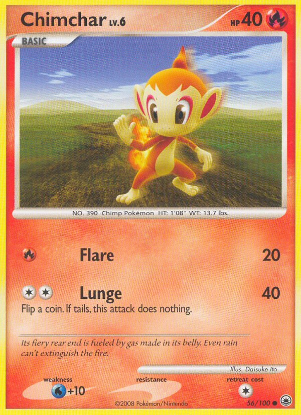 Chimchar (56/100) [Diamond & Pearl: Majestic Dawn] - Dark Crystal Cards