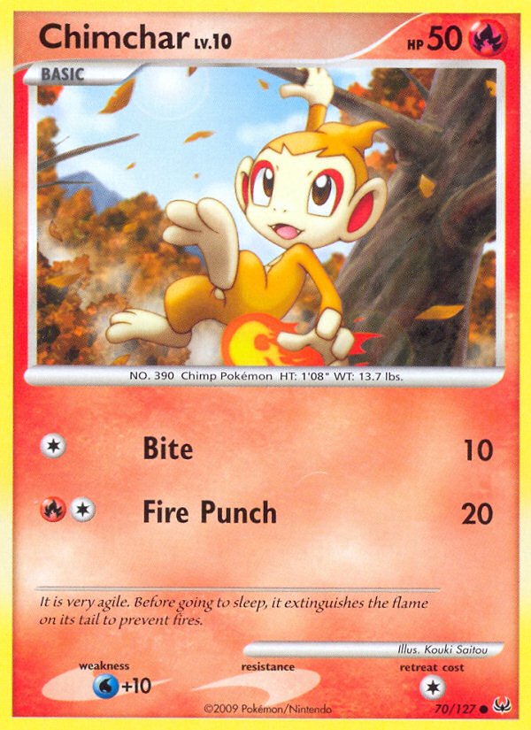 Chimchar (70/127) [Platinum: Base Set] - Dark Crystal Cards