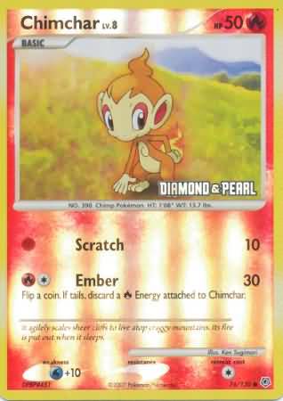 Chimchar (76/130) [Burger King Promos: 2008 Collection] - Dark Crystal Cards