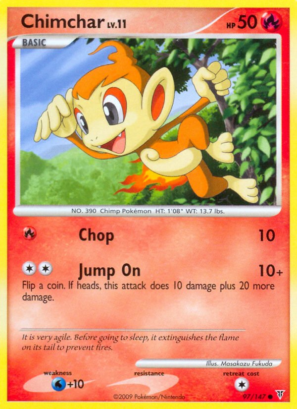 Chimchar (97/147) [Platinum: Supreme Victors] - Dark Crystal Cards