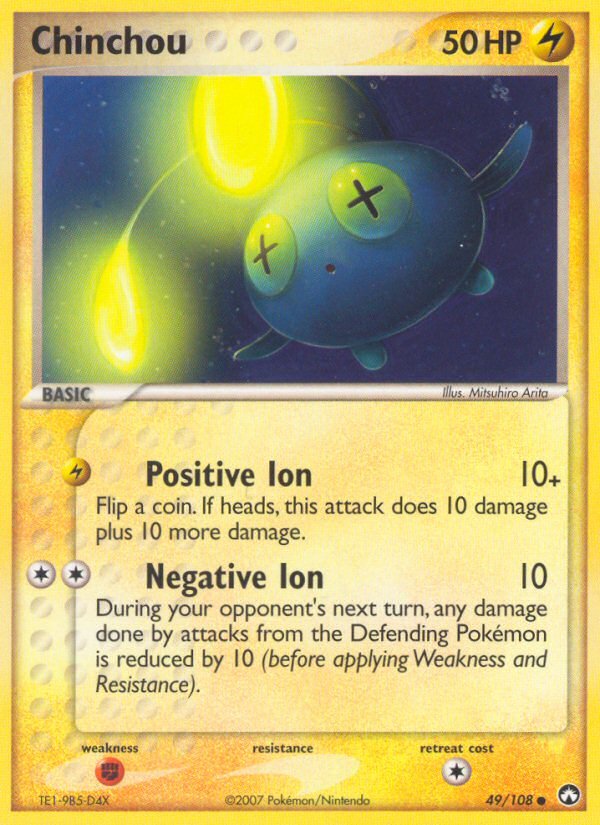 Chinchou (49/108) [EX: Power Keepers] - Dark Crystal Cards