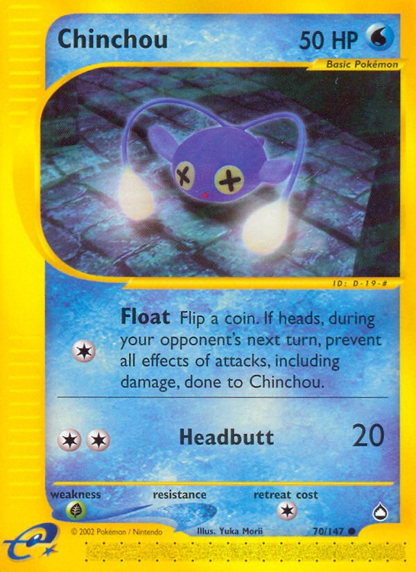 Chinchou (70/147) [Aquapolis] - Dark Crystal Cards