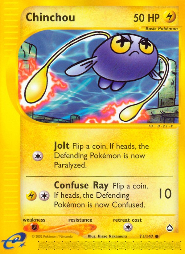 Chinchou (71/147) [Aquapolis] - Dark Crystal Cards