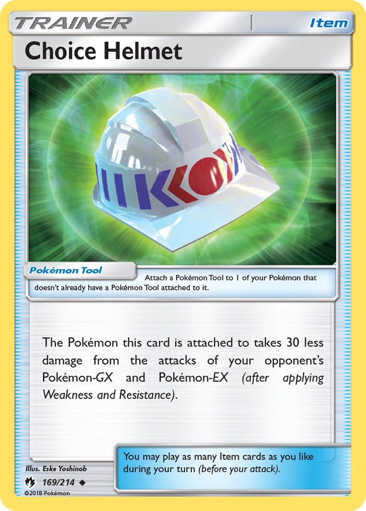 Choice Helmet (169/214) [Sun & Moon: Lost Thunder] - Dark Crystal Cards